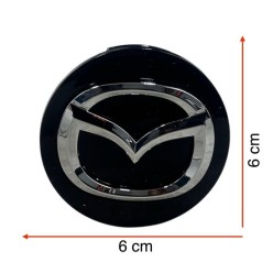 Mazda Jant Göbek Mazda 3 04-15/Mazda 6 04-15/Mazda 2 04-15 (Siyah) (5,7 Cm) KD51-37-190/KR11-37-190