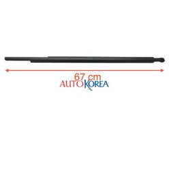 Toyota Çıta Cam Sıyırıcı Fitil Hılux Revo 15-21 Dış Arkasağ (Siyah) 68180-0K010